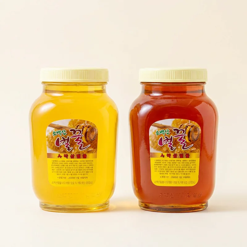 소백산 사양벌꿀, 아카시아 + 잡화향, 2.4kg, 2개