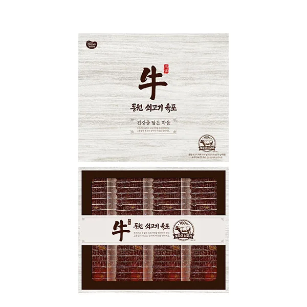 동원 쇠고기육포 선물세트, 7g, 6봉, 1개