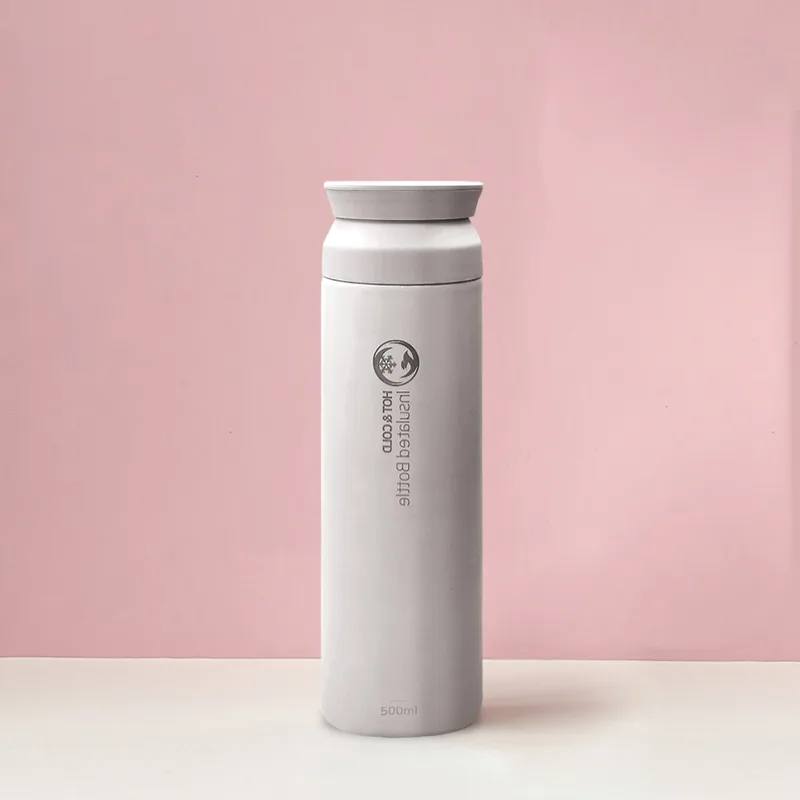 리벤스 데일리 보온보냉 스텐 보틀 텀블러, 화이트, 500ml, 1개