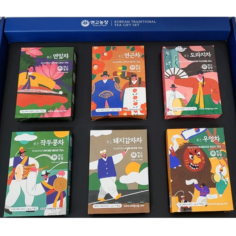 한국 전통차 6종 선물세트, 6종, 세트