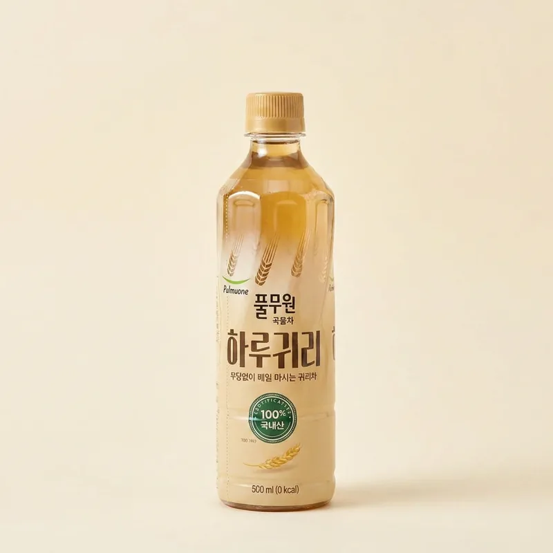 풀무원 곡물차 하루귀리, 500ml, 24개