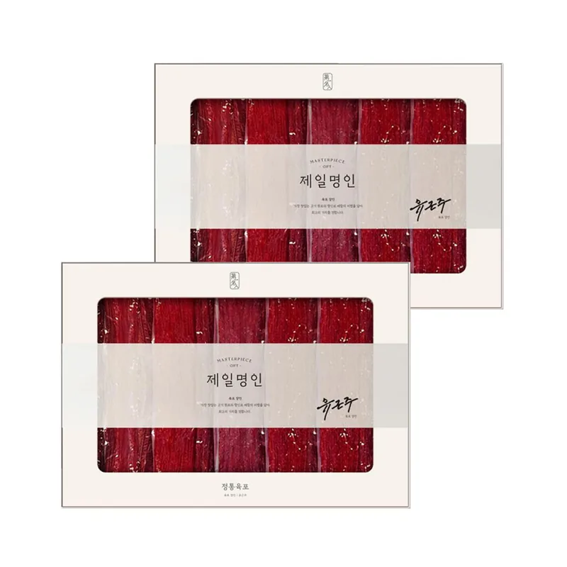 CJ제일제당 제일명인 육포 2호, 300g, 2개
