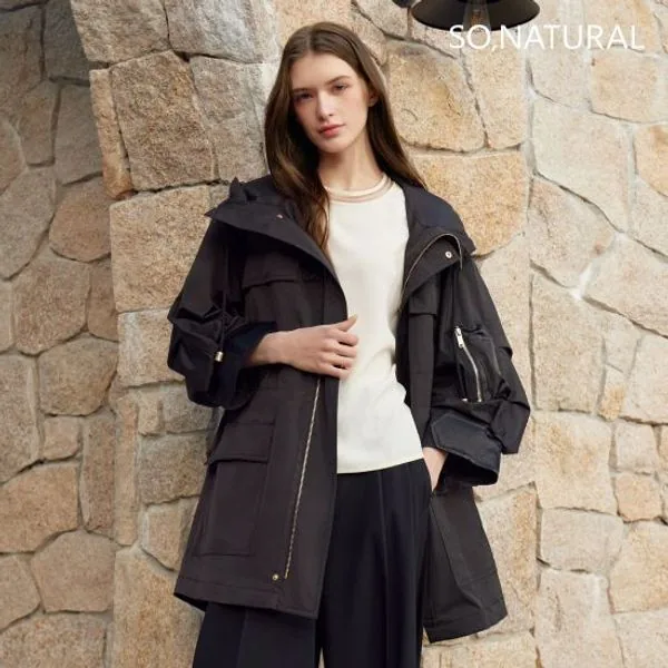 SO,NATURAL 유러피안 재킷, 블랙, 55
