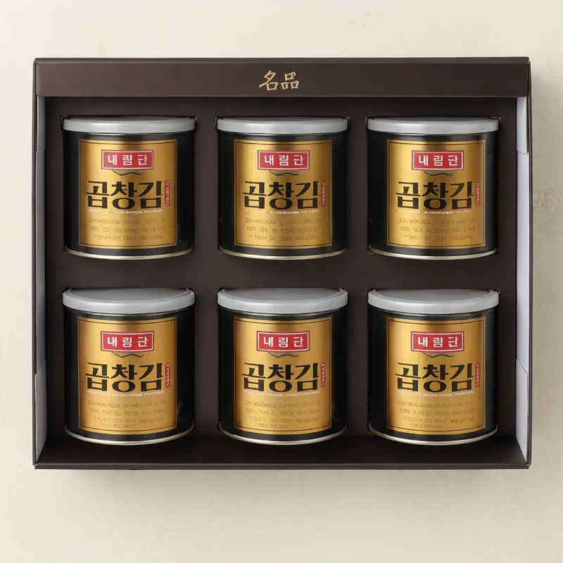 대천김 명품 곱창김 캔김 선물세트, 30g, 6캔, 1개