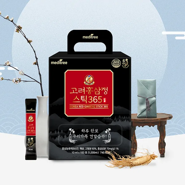 메디트리 고려 홍삼정 365 스틱, 400포, 4박스