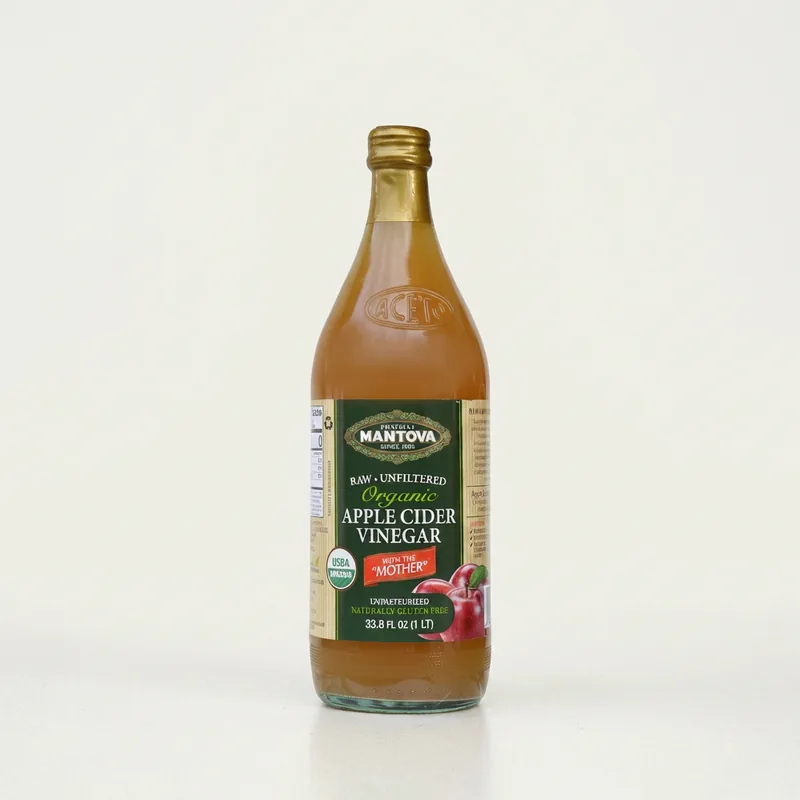 만토바 오가닉 애플사이다 비니거 언필터, 1L, 2병