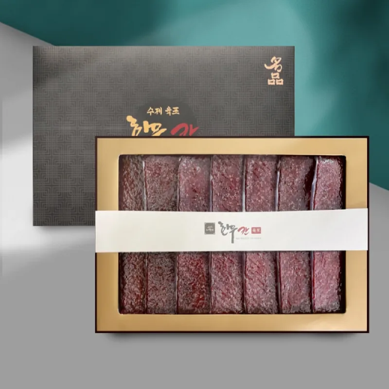 육담 수제 한우 육포 명절 선물 세트, 540g, 1박스