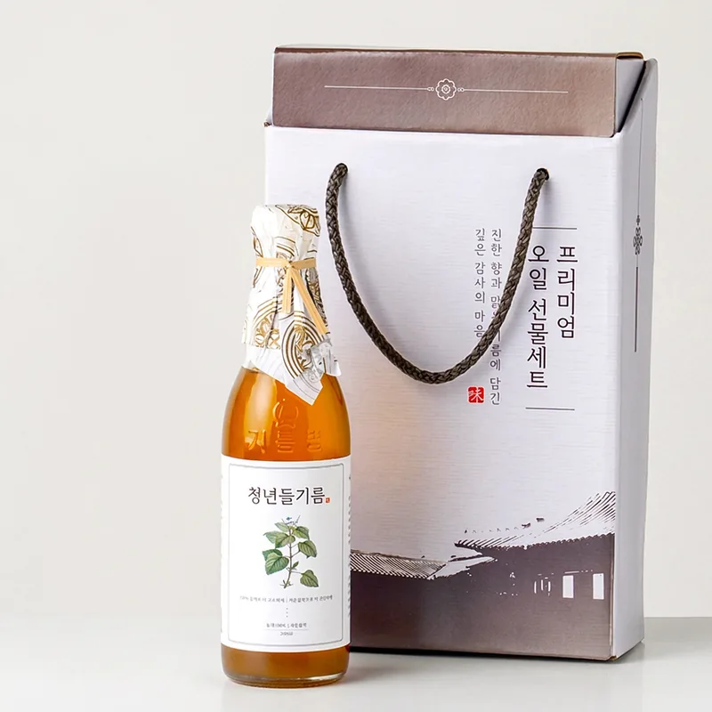 전라도청년 저온압착 청년들기름, 350ml, 2병