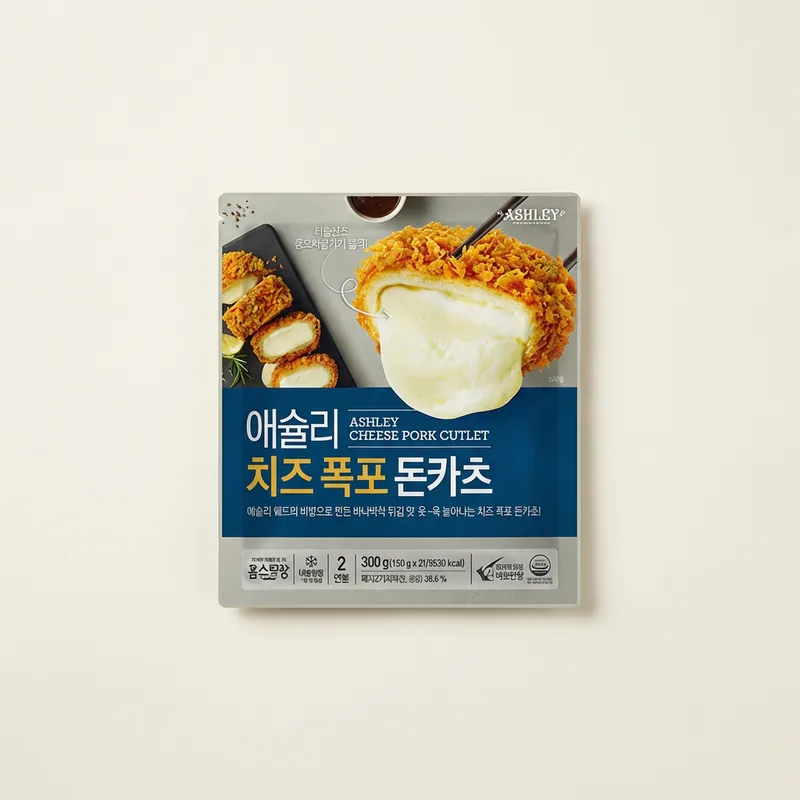 애슐리 치즈 폭포 돈카츠, 300g, 2팩