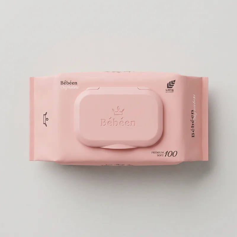 베베앙 시그니처 물티슈 캡형, 100매, 10팩