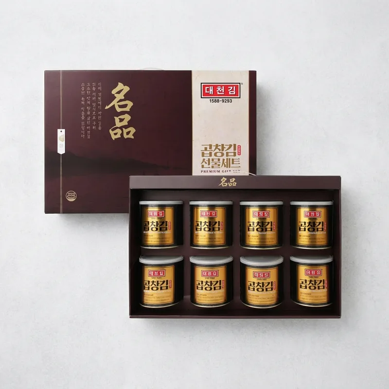 대천김곱창김, 240g, 8캔