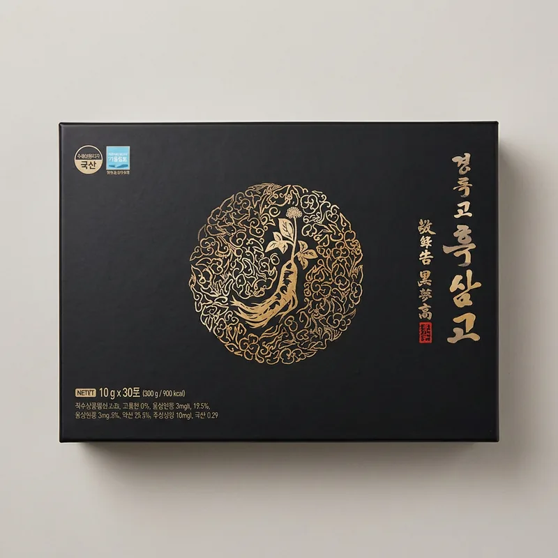 경록고 국내산 6년근 흑삼고, 10g, 30포