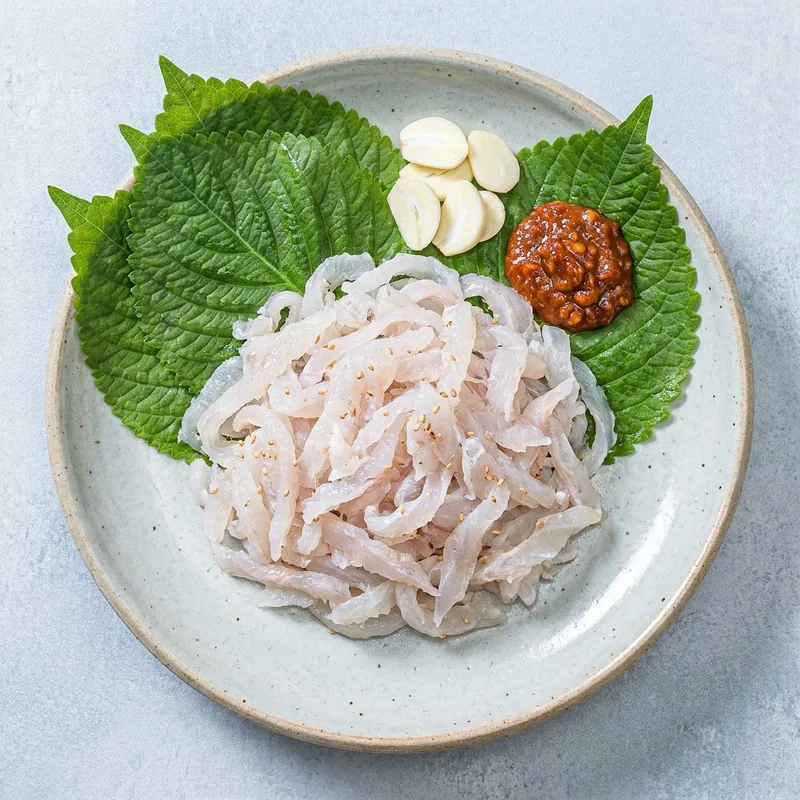 물가자미회 야채 세트, 250g, 4세트