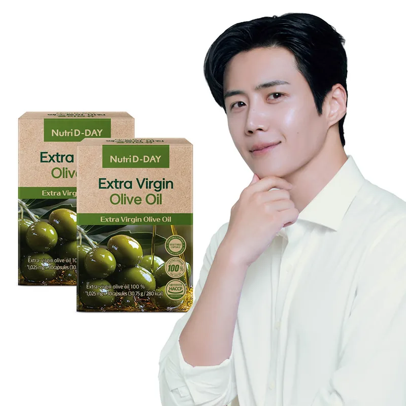 뉴트리디데이 엑스트라 버진 올리브유, 1025mg, 30캡슐, 2개