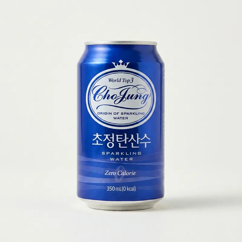 초정탄산수, 플레인, 350ml, 24캔