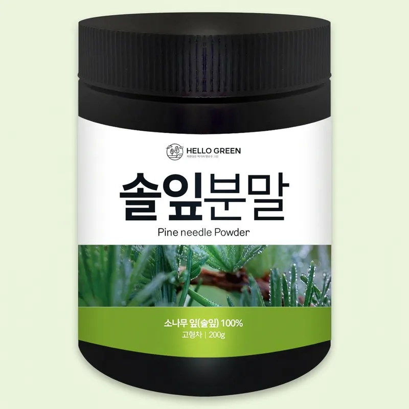 헬로우 그린 국내산 솔잎분말, 200g, 1개