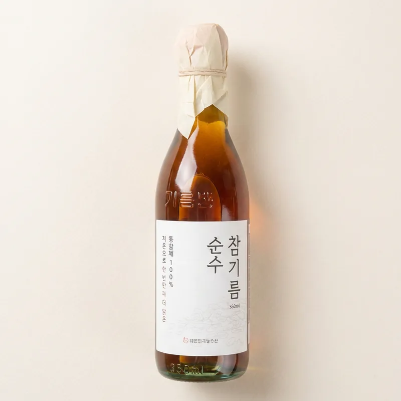 순수 참기름, 180ml, 1개