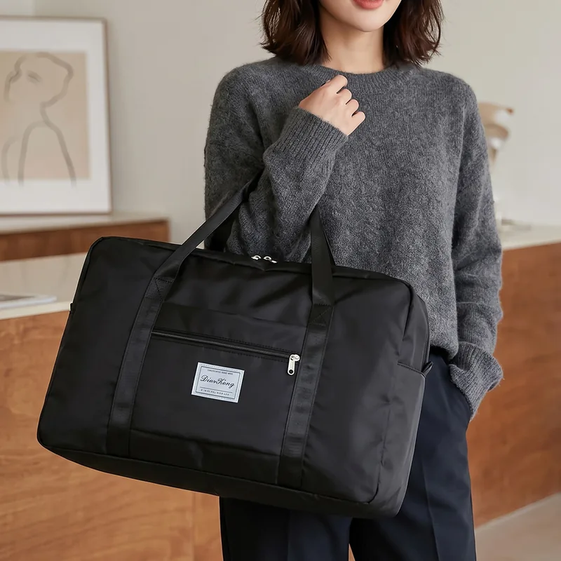 대용량 캐리어 보조 보스턴 백, 블랙, 2개