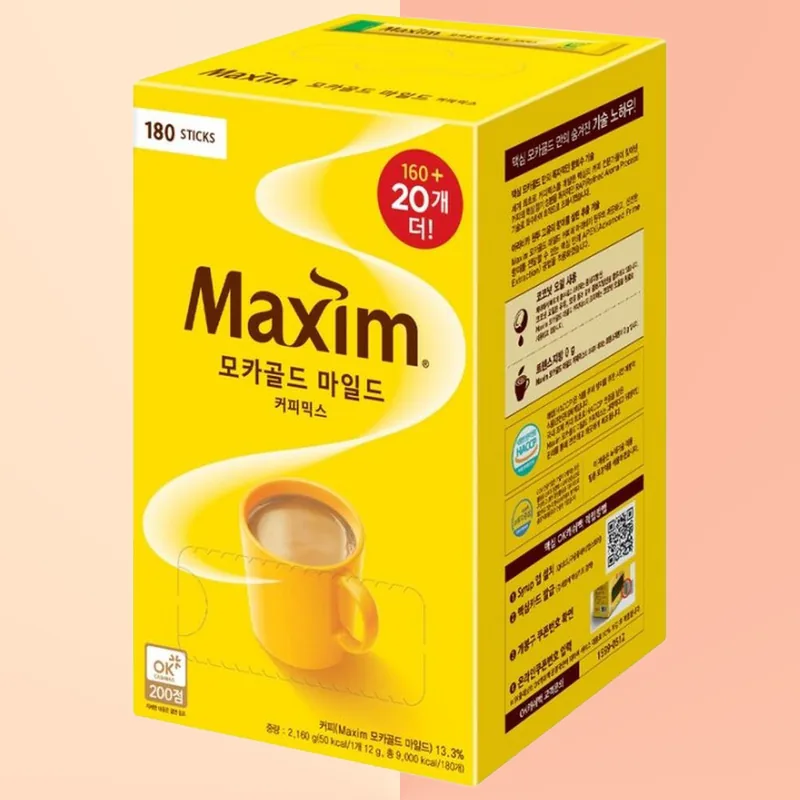 맥심 모카골드 마일드 커피믹스, 12g, 180개입, 1개