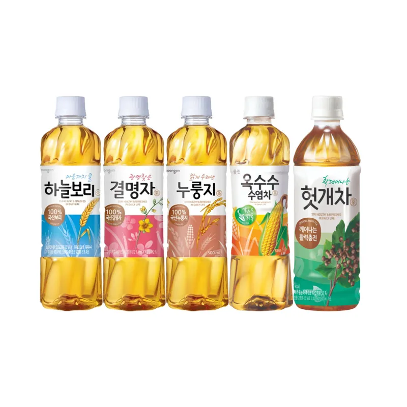 웅진 건강차 5종, 하늘보리 4개 + 누룽지차 4개 + 옥수수수염차 4개 + 결명자차 4개 + 헛개차 4개, 500ml, 20개