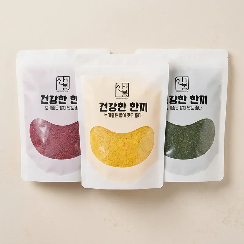 국내산 기능성쌀 컬러쌀 선물세트 홍국쌀 강황쌀 클로렐라쌀, 3종, 500g