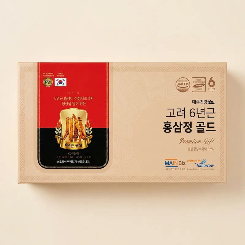 6년근 홍삼정 골드, 240g, 4개입, 1박스