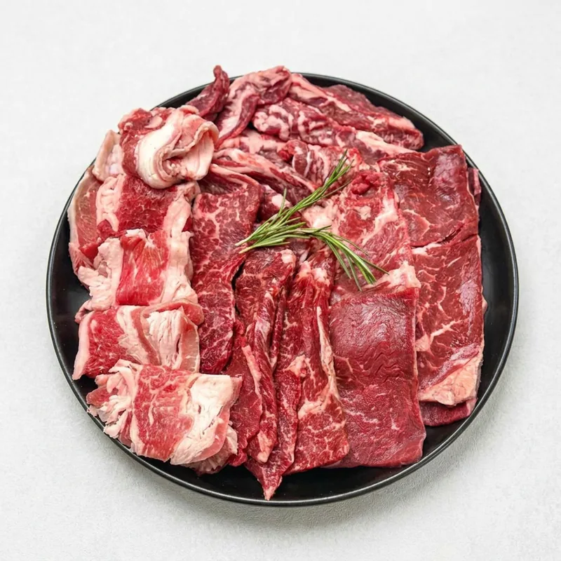 소고기 한판세트, 등심 300g + 갈비 200g + 우삼겹 300g + 살치 200g, 1개