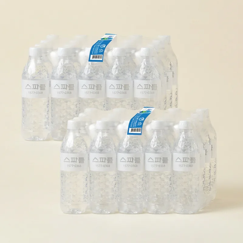 스파클 생수 무라벨, 500ml, 40병