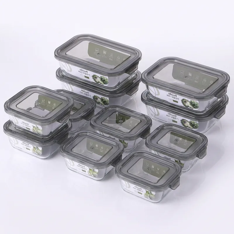 쉬젤 아티 내열유리 혼합 10종 세트, 320ml 3개 + 400ml 3개 + 520ml 2개 + 640ml 2개, 1세트