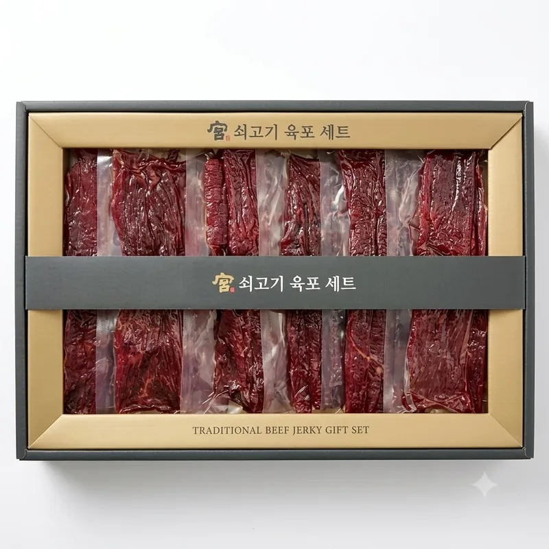 궁 쇠고기 육포 선물세트, 510g, 1개