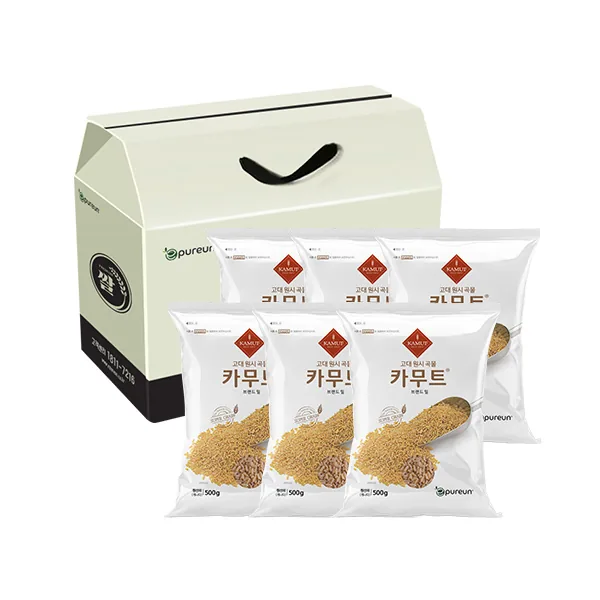 카무트 정품 카무트 선물세트, 500g, 6개