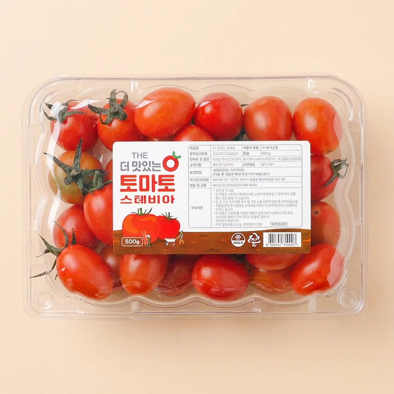 더 맛있는 방울 토마토 스테비아, 500g, 2개