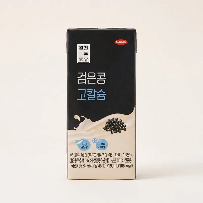 한미 완전두유, 검은콩 고칼슘, 190ml, 24개