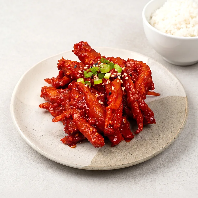 천년의 반찬 더덕무침, 매콤한 양념, 500g, 1개