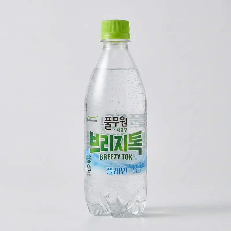 풀무원 브리지톡 탄산수 플레인, 500ml, 20개