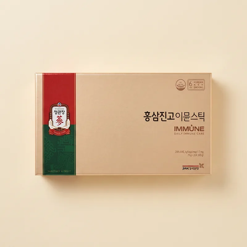 정관장 홍삼진고 이뮨스틱 쇼핑백포함, 10g, 30포, 1개