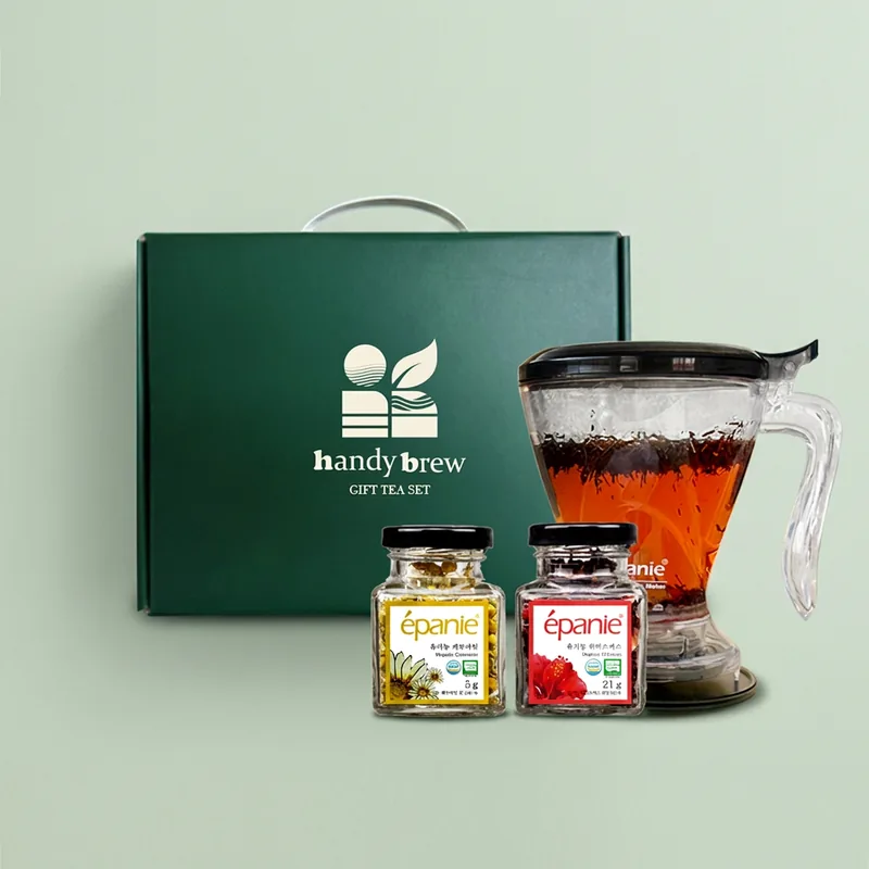 핸디브로우 스마트 여과기 선물세트, 그레이, 480ml, 85g, 1개