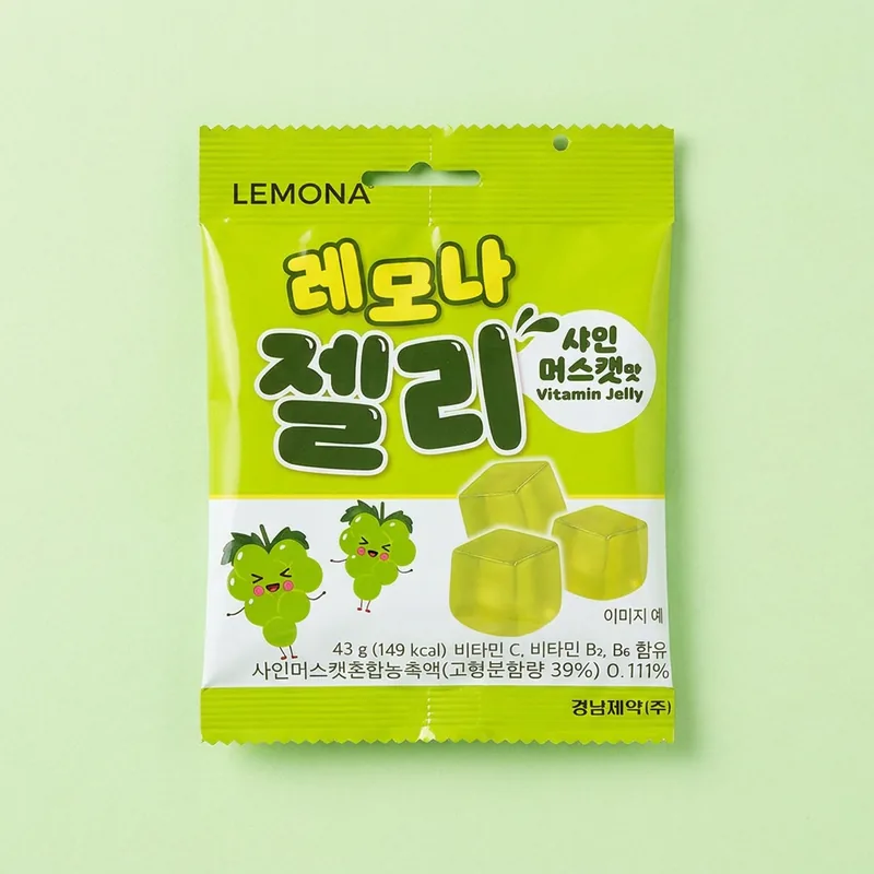 경남제약 레모나 샤인머스캣 젤리, 43g, 20개