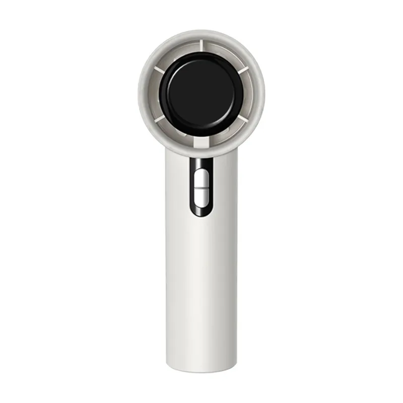 아이노 LCD 버튼형 휴대용 선풍기, ANFA-3K-14-YC, 3000mAh, 화이트, 1개