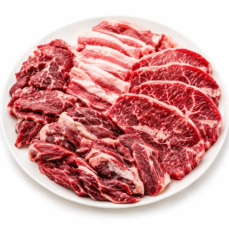 땡이마켓 한상가득 소고기 모둠, 1kg, 1박스