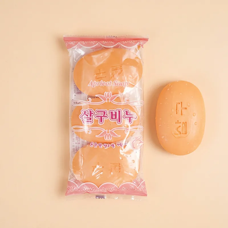 살구 화장 비누, 90g, 15개