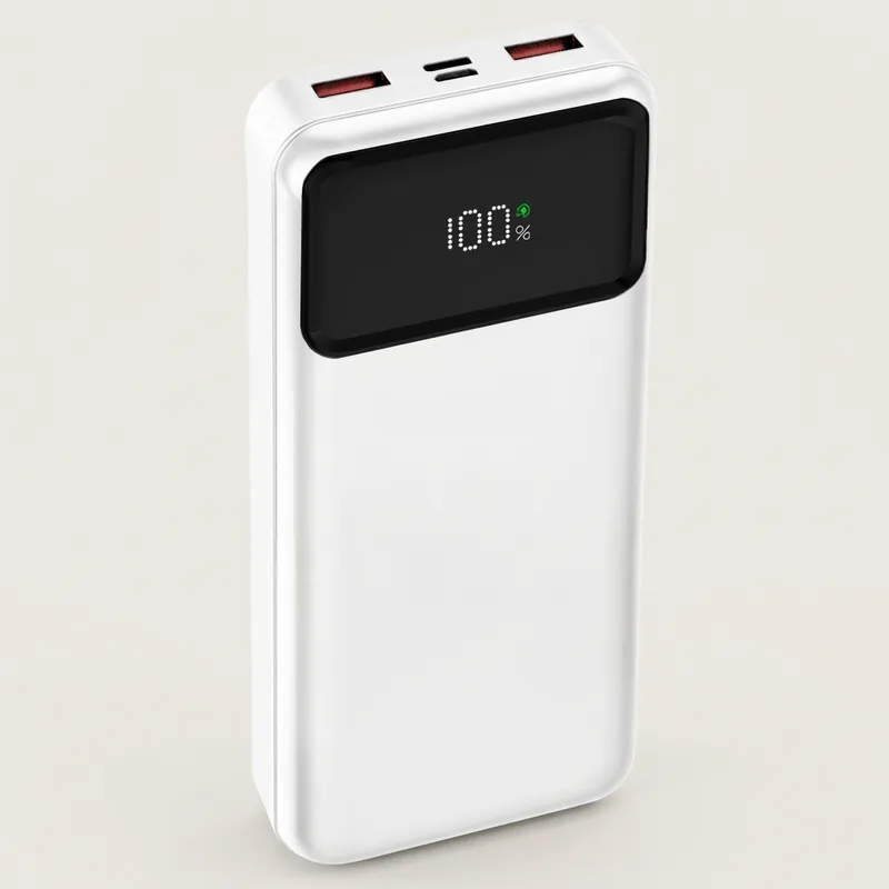 에이팔란스 대용량 보조배터리, 20000mAh, 화이트, 1개