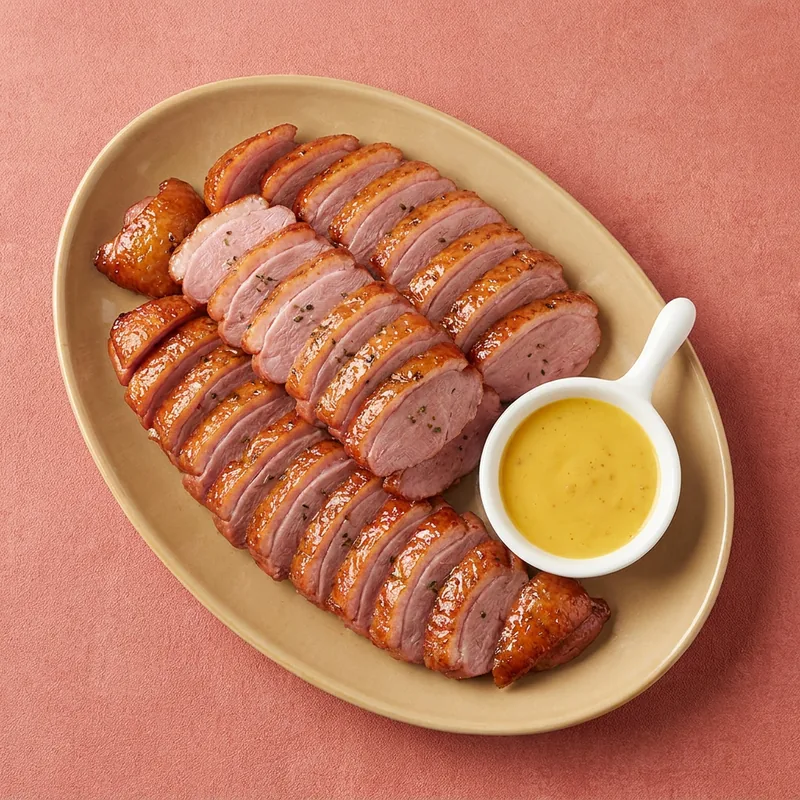 목우촌 허브 갈릭 훈제오리 슬라이스, 210g, 4개