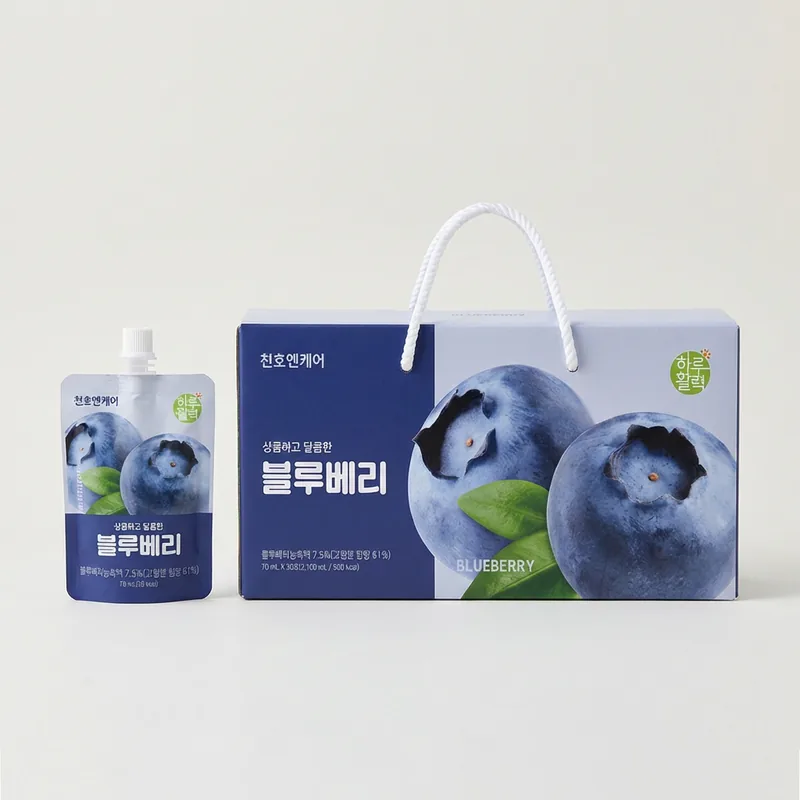 천호엔케어 하루활력 블루베리즙, 70ml, 30팩, 1박스