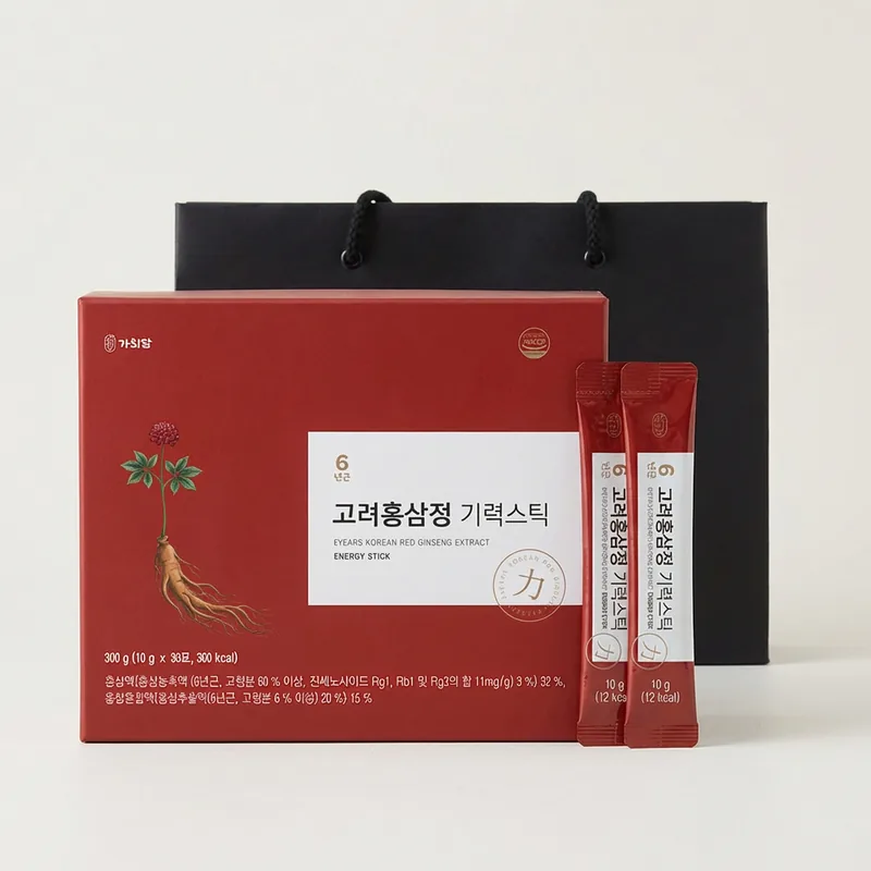 가희담 6년근 고려홍삼정 기력스틱, 30포, 1개