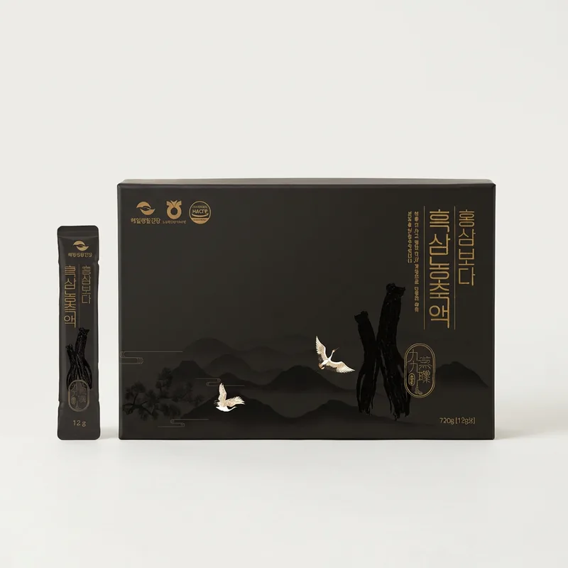 홍삼보다 흑삼농축액, 12g, 60포, 1박스