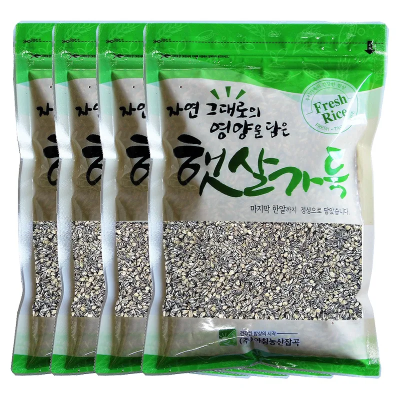 검정보리쌀 흑보리, 2026년산, 500g, 4봉, 1개