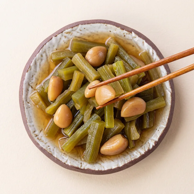 푸드앳홈 궁채 알마늘 장아찌, 1kg, 1팩