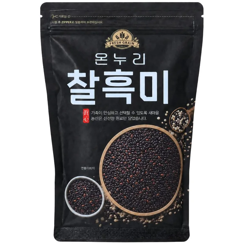 온누리잡곡 국내산 찰흑미, 500g, 1봉