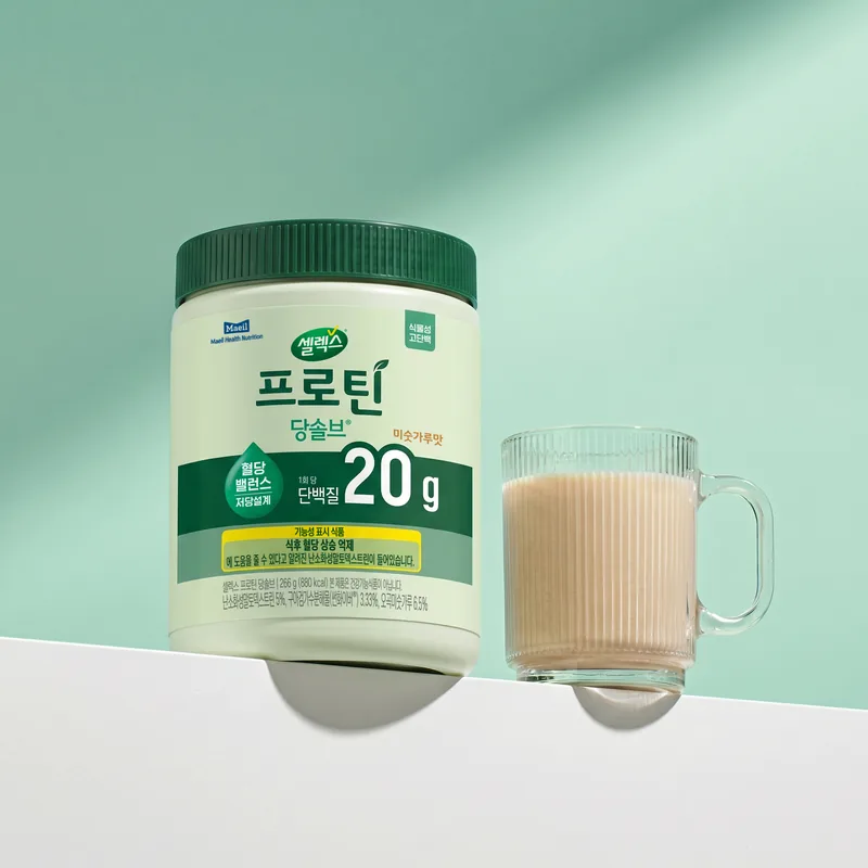 셀렉스 프로틴 당솔브 혈당밸런스, 미숫가루맛, 266g, 2통